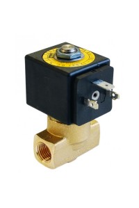 Двухходовой клапан проточный Parker 1/4-1/4 220В