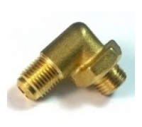 L-фитинг конический, для газового комплекта - ø 1/4"M-1/4"M