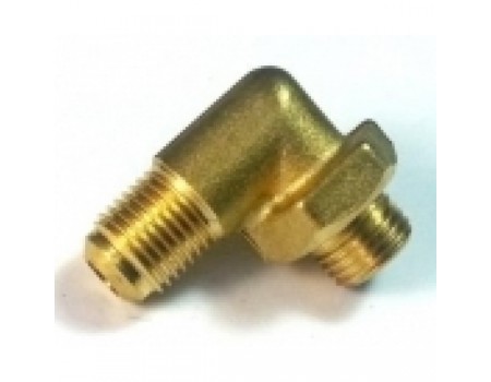 L-фитинг конический, для газового комплекта - ø 1/4"M-1/4"M