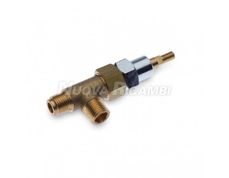 Кран пар/вода 1/4-1/4 - для кавомашини ECM GIOTTO