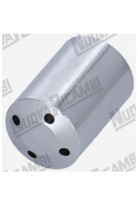  Насадка стімера, хромована M10x1 - Ø 12x17мм - 4 отв. Ø 1,5мм - BRASILIA / BFC / SANREMO / FIAMMA RST / VBM / ECM