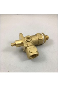  Кран пара/воды для кофемашины FAEMA ( DUE/ E91cc ) - 1/4M конус - 1/2F - седло из нержавейки