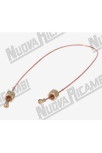 Капиллярная трубка 1 / 8f - 1 / 8f 52c медная с гайками 52 см